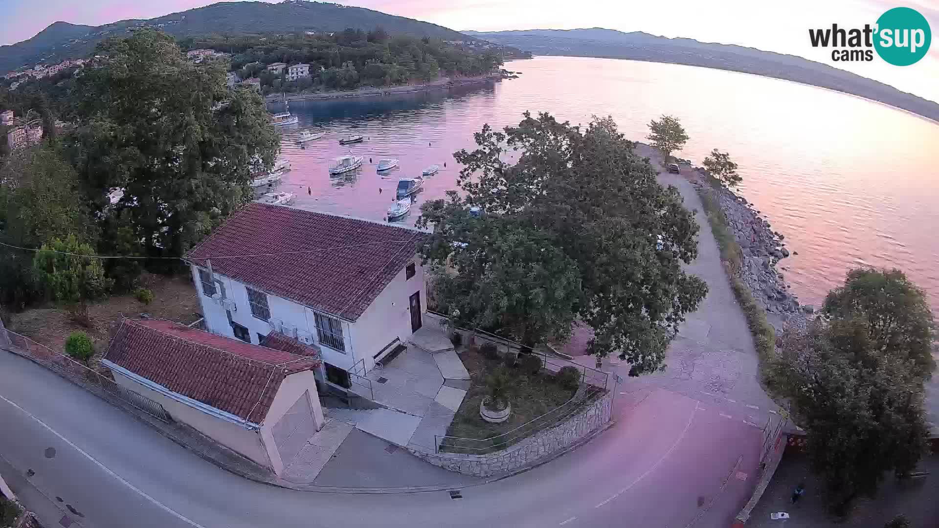 Webcam port d’Ika – Vue en direct et lumières d’Opatija