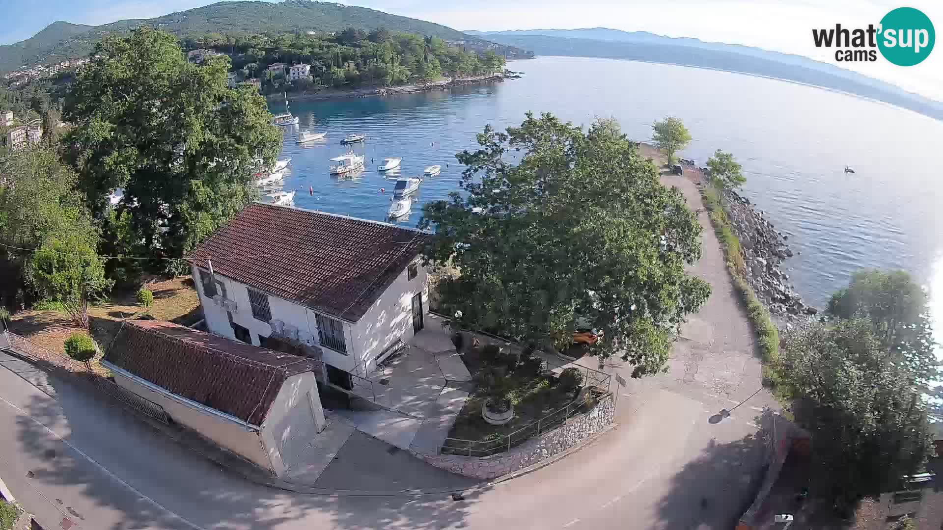 Webcam port d’Ika – Vue en direct et lumières d’Opatija