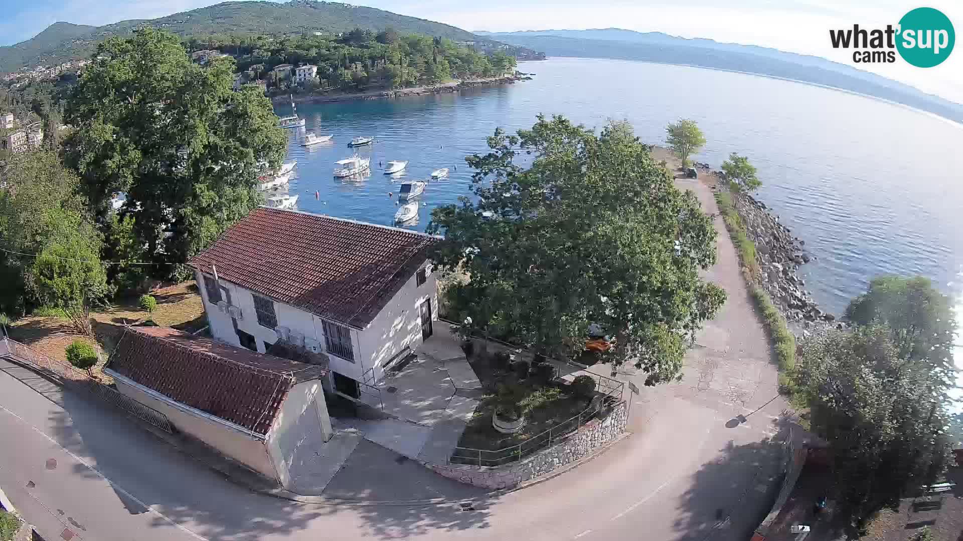 Ika Harbor Webcam – LIVE View of the Harbor and Opatija Lights