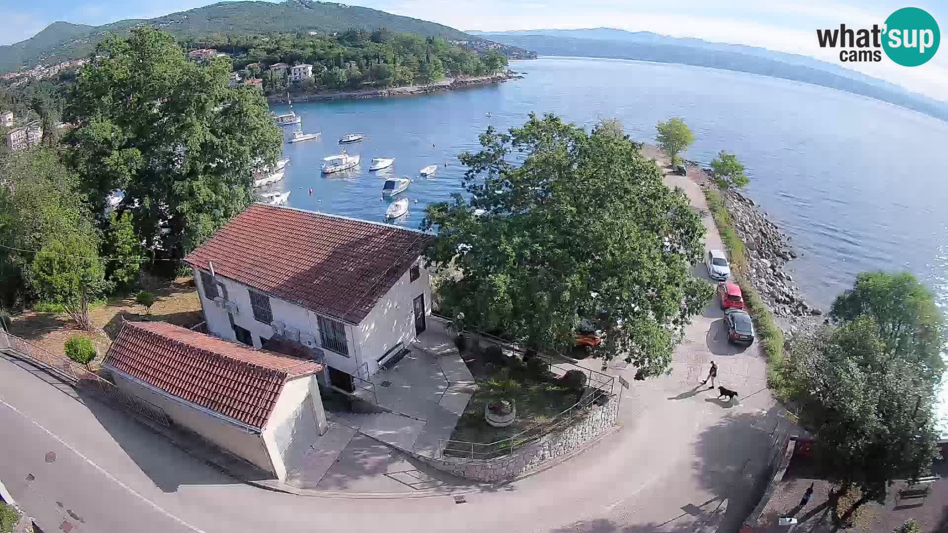 Ika Harbor Webcam – LIVE View of the Harbor and Opatija Lights