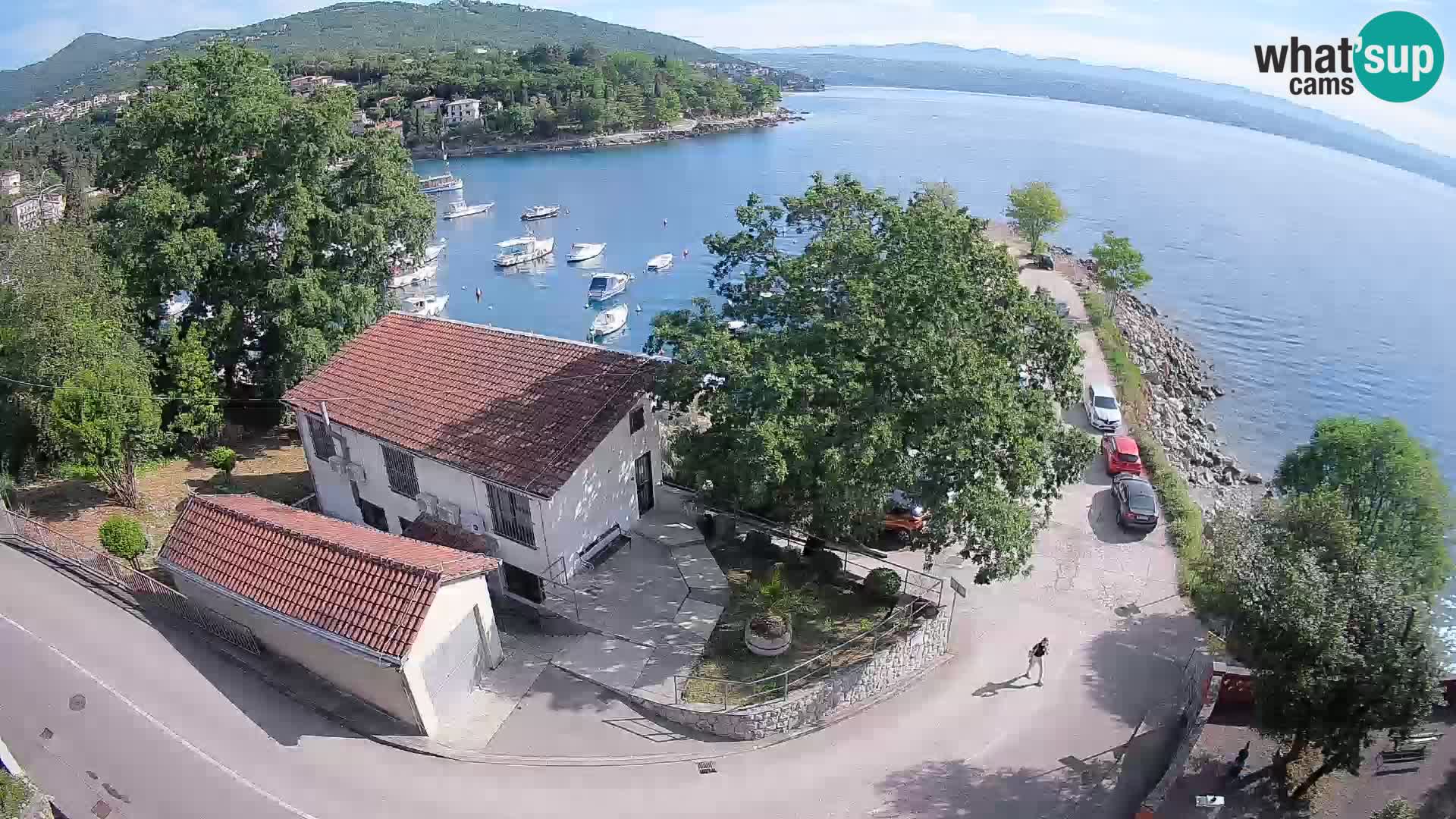 Webcam porto Ika – Vista LIVE sul porto e le luci di Opatija
