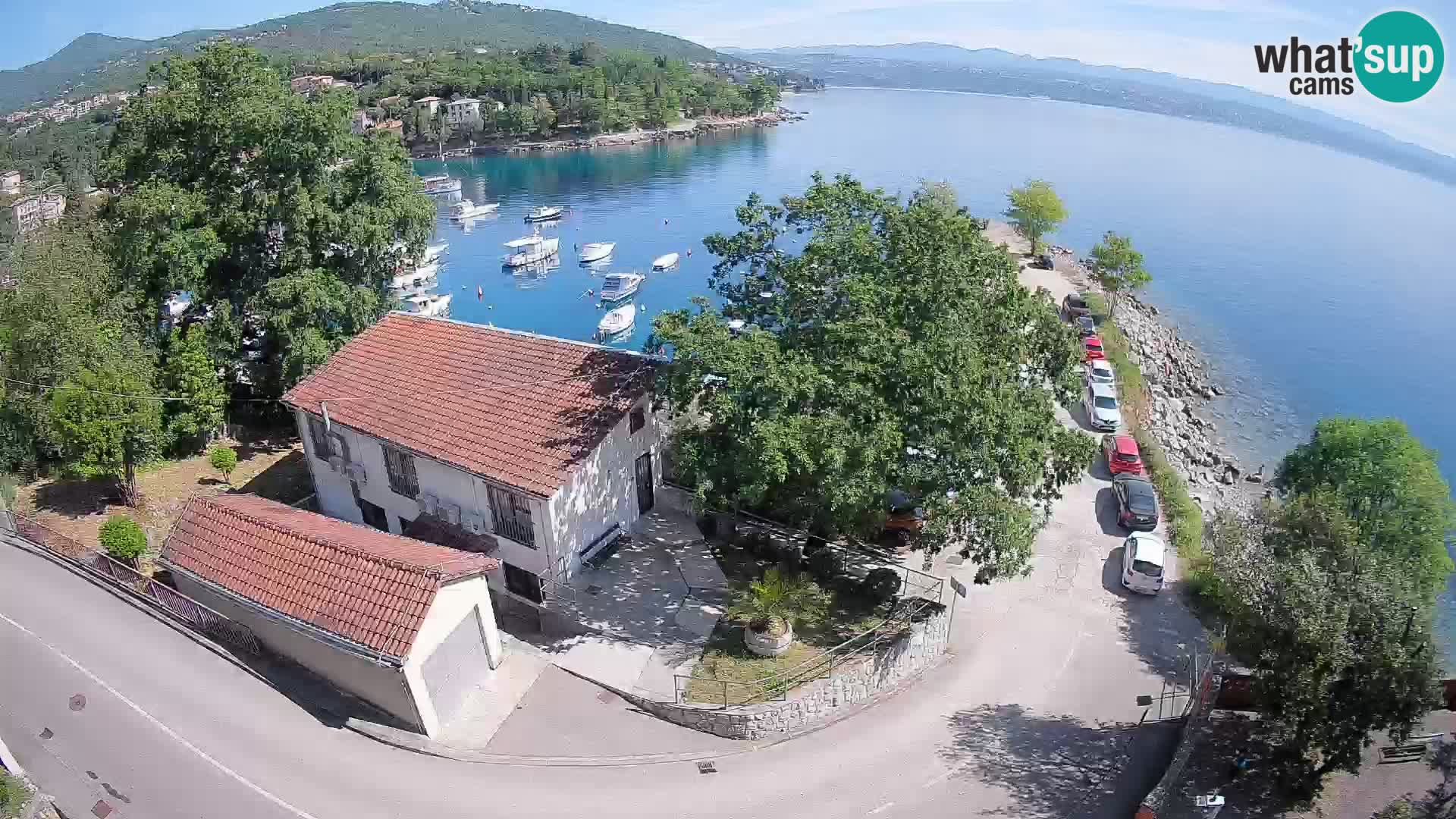 Ika Harbor Webcam – LIVE View of the Harbor and Opatija Lights