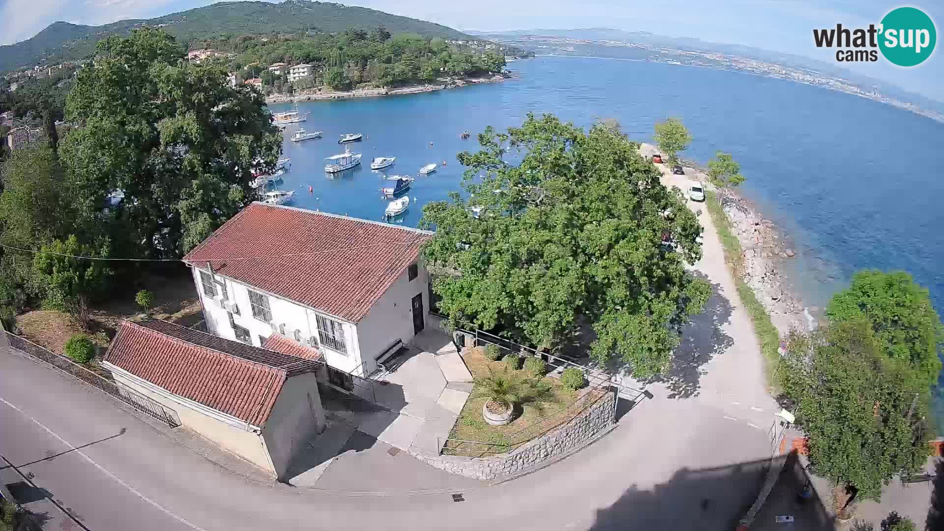 Webcam Ika Hafen – LIVE Blick auf den Hafen und die Lichter von Opatija