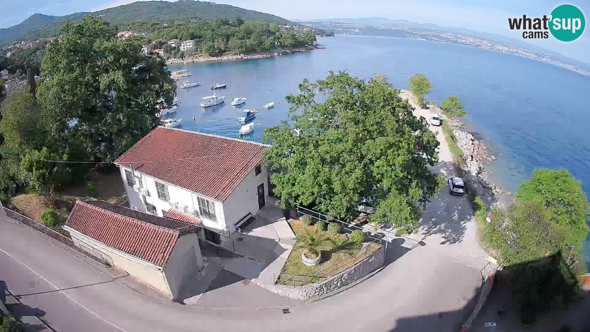 Webcam Ika Hafen – LIVE Blick auf den Hafen und die Lichter von Opatija