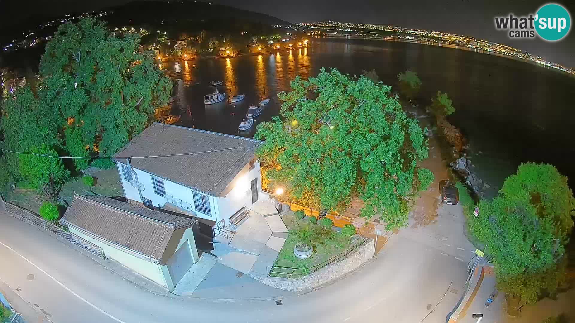 Webcam Ika Hafen – LIVE Blick auf den Hafen und die Lichter von Opatija
