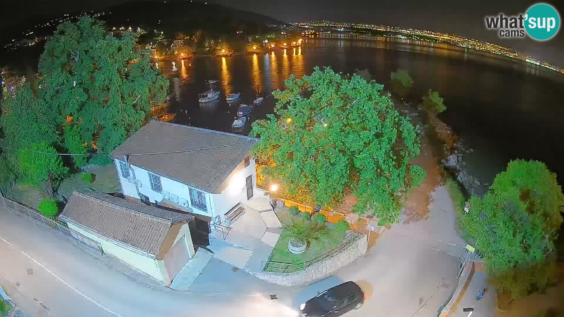 Webcam Ika Hafen – LIVE Blick auf den Hafen und die Lichter von Opatija