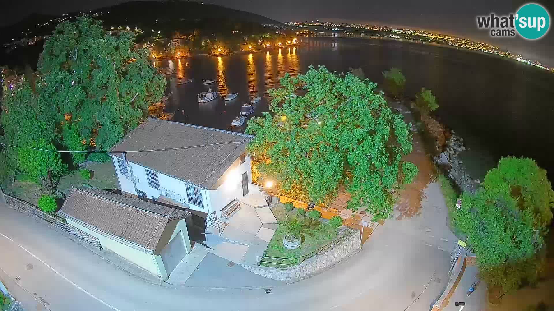 Webcam Ika Hafen – LIVE Blick auf den Hafen und die Lichter von Opatija