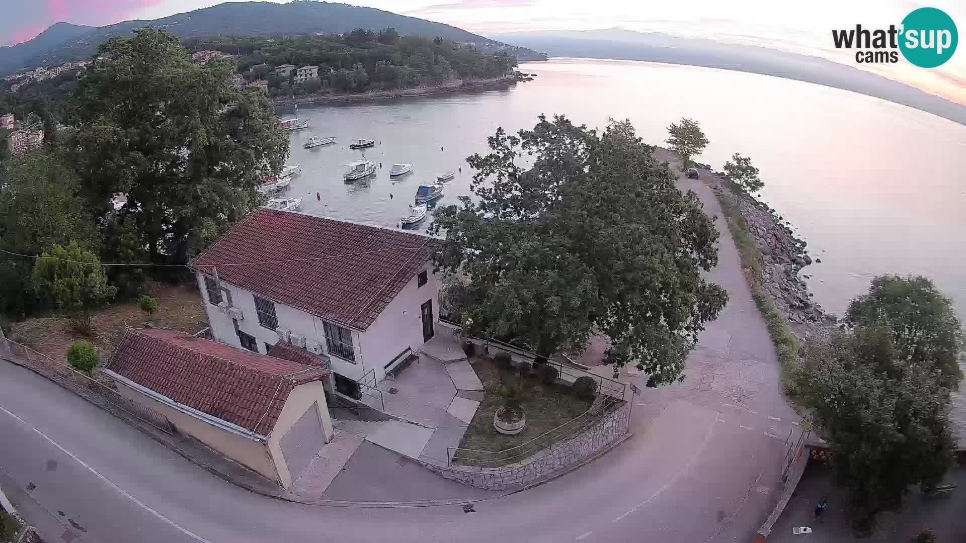 Webcam porto Ika – Vista LIVE sul porto e le luci di Opatija