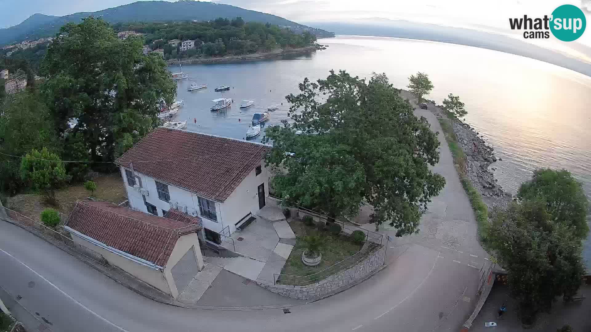 Webcam port d’Ika – Vue en direct et lumières d’Opatija