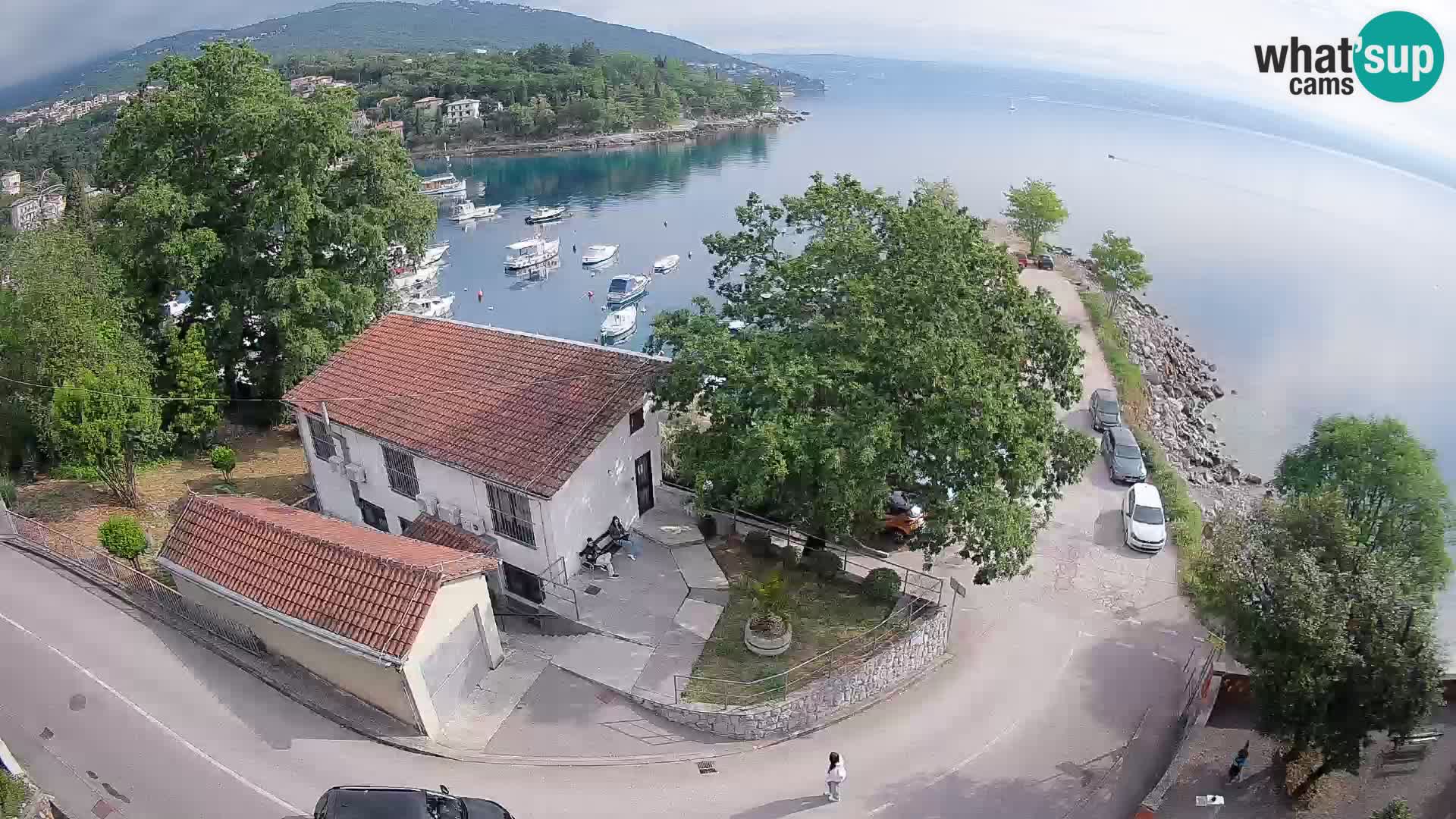 Ika Harbor Webcam – LIVE View of the Harbor and Opatija Lights