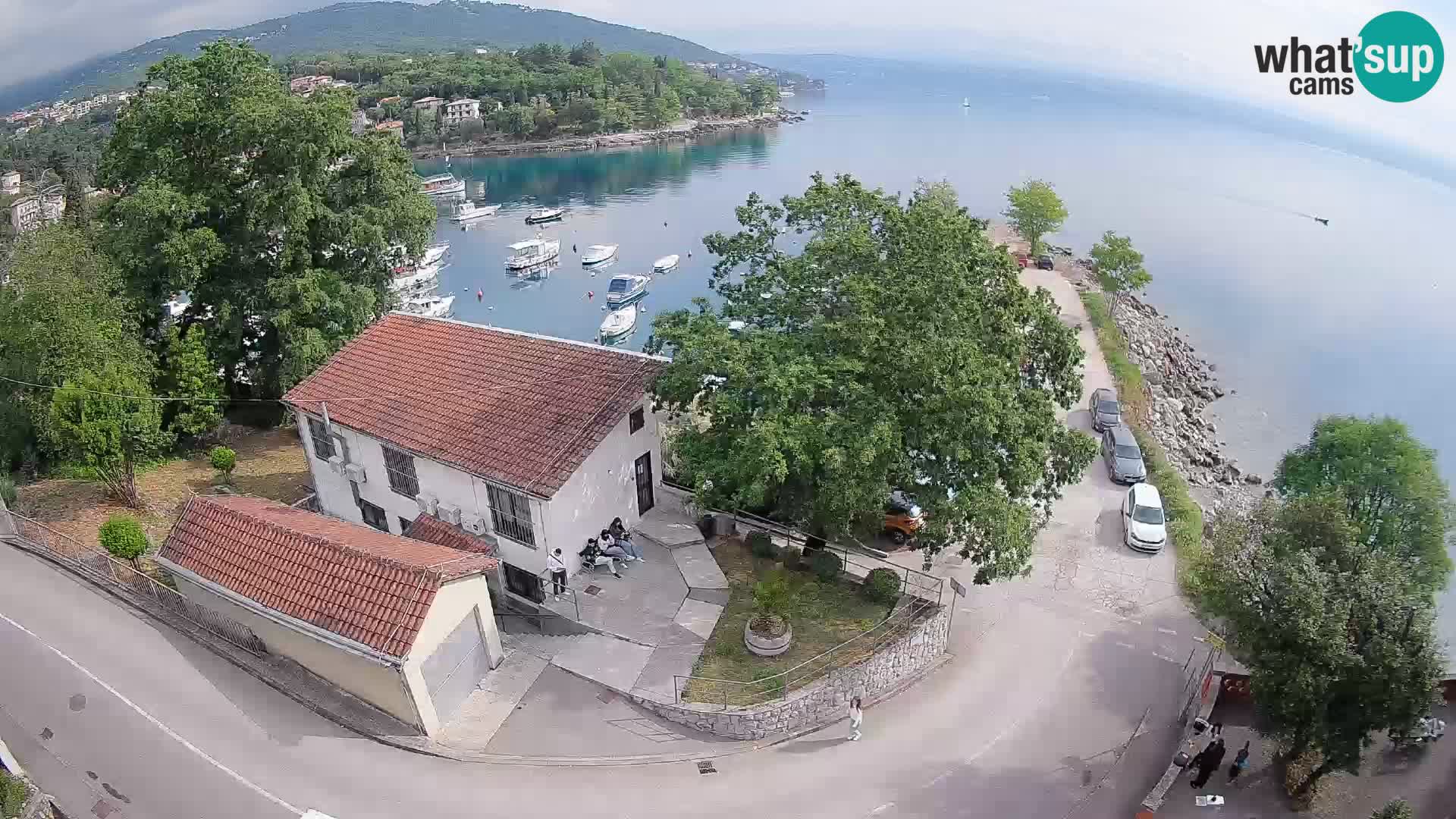 Ika Harbor Webcam – LIVE View of the Harbor and Opatija Lights