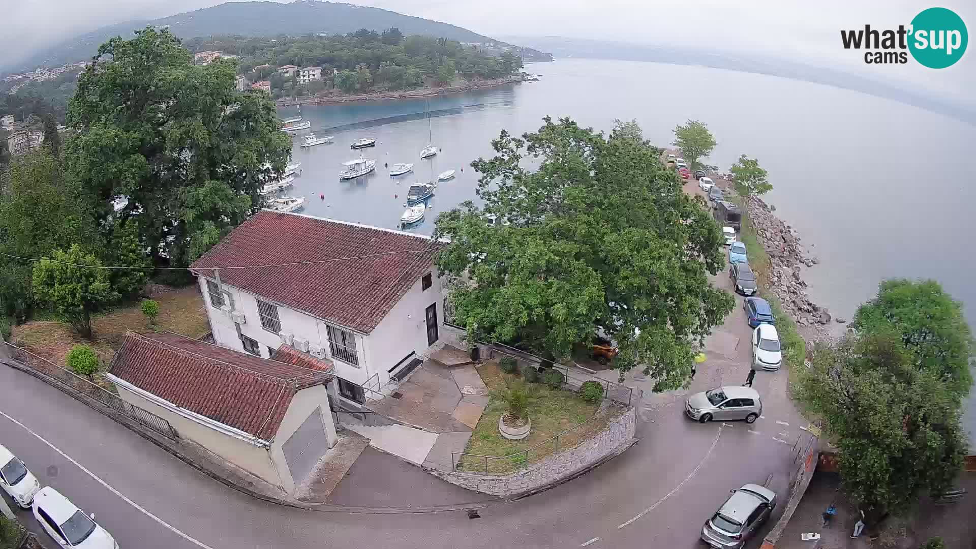 Ika Harbor Webcam – LIVE View of the Harbor and Opatija Lights