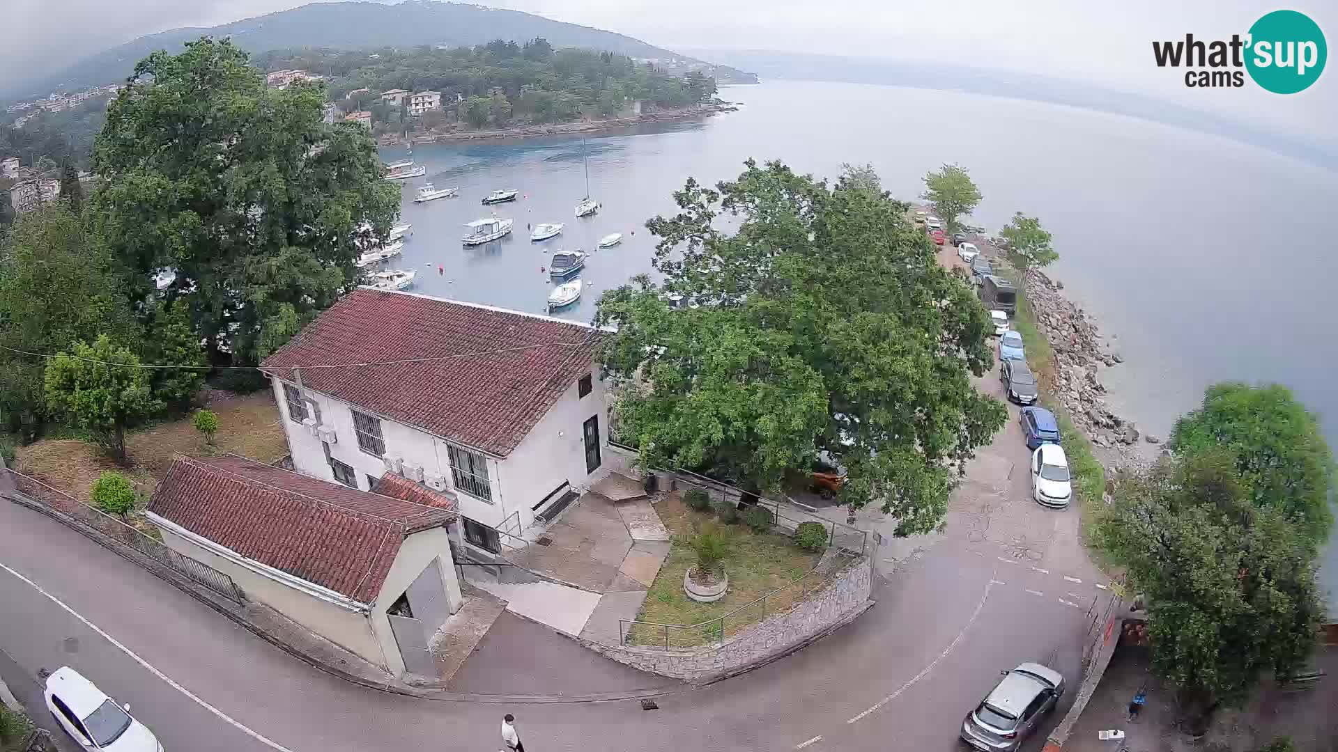 Ika Harbor Webcam – LIVE View of the Harbor and Opatija Lights