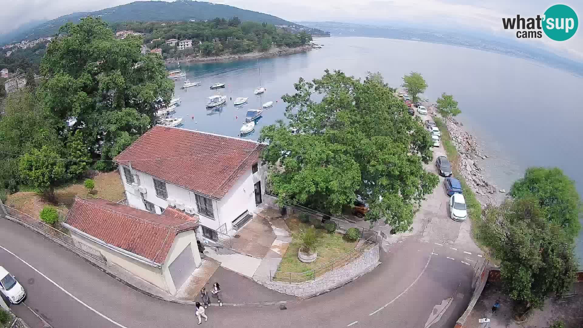 Ika Harbor Webcam – LIVE View of the Harbor and Opatija Lights