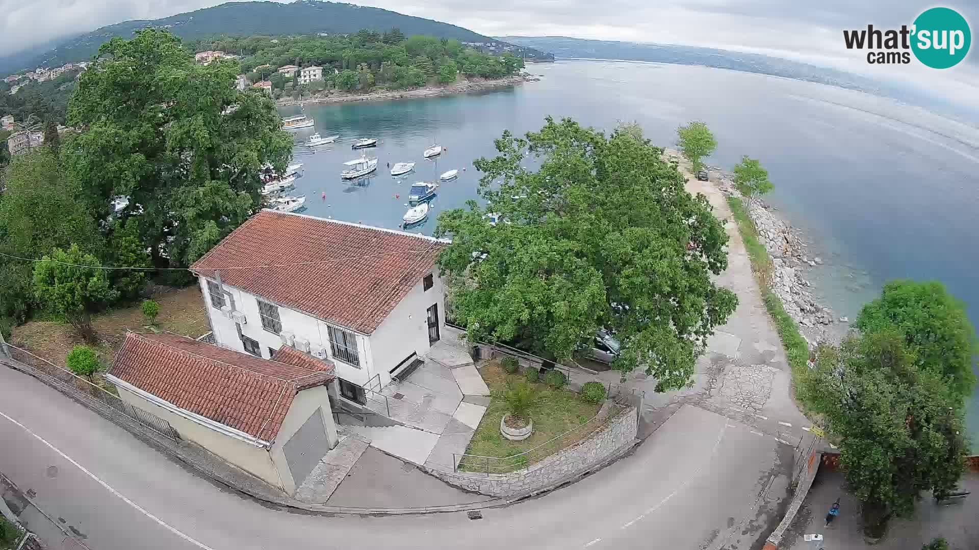 Webcam Ika Hafen – LIVE Blick auf den Hafen und die Lichter von Opatija