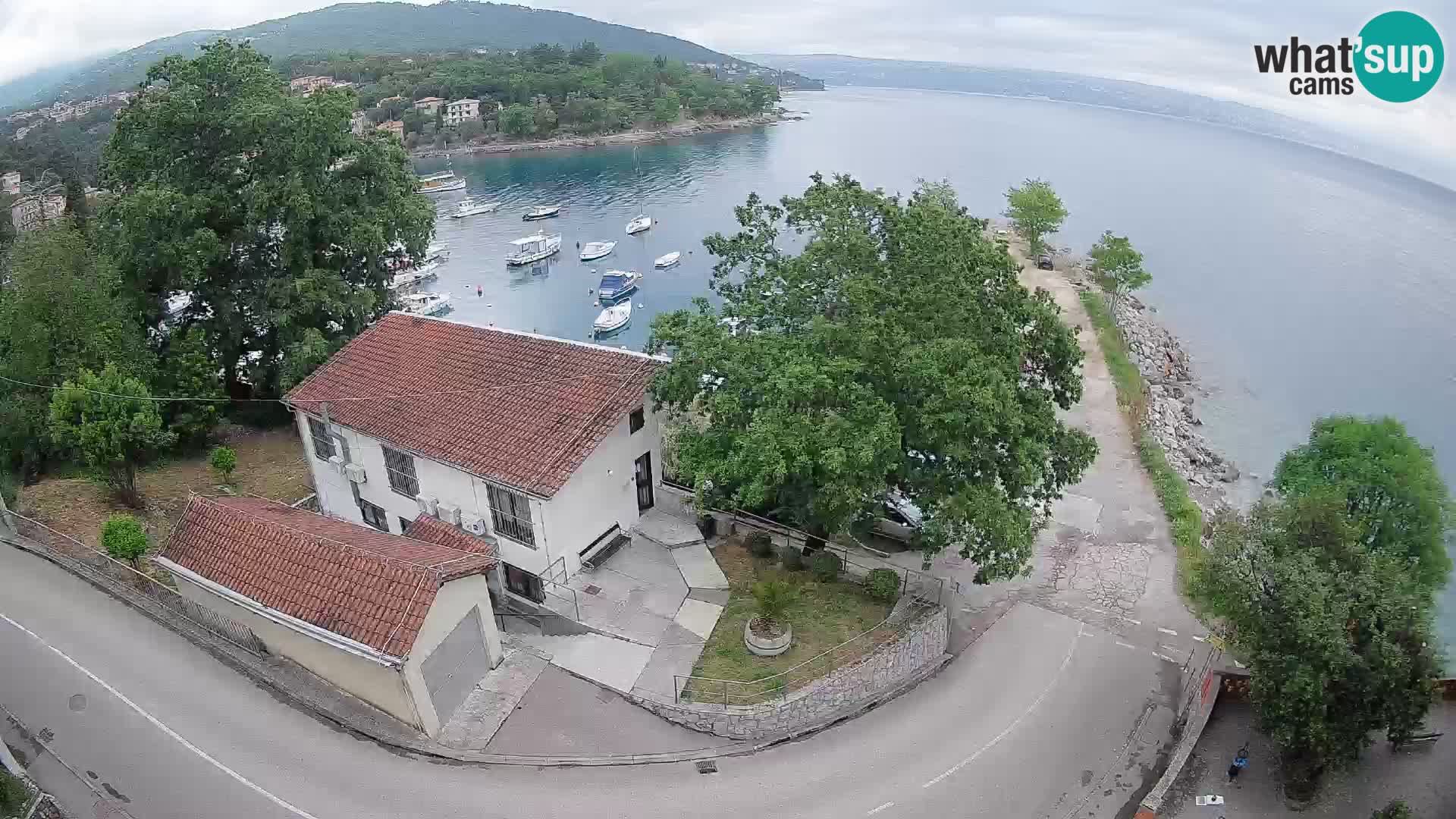 Webcam Ika Hafen – LIVE Blick auf den Hafen und die Lichter von Opatija