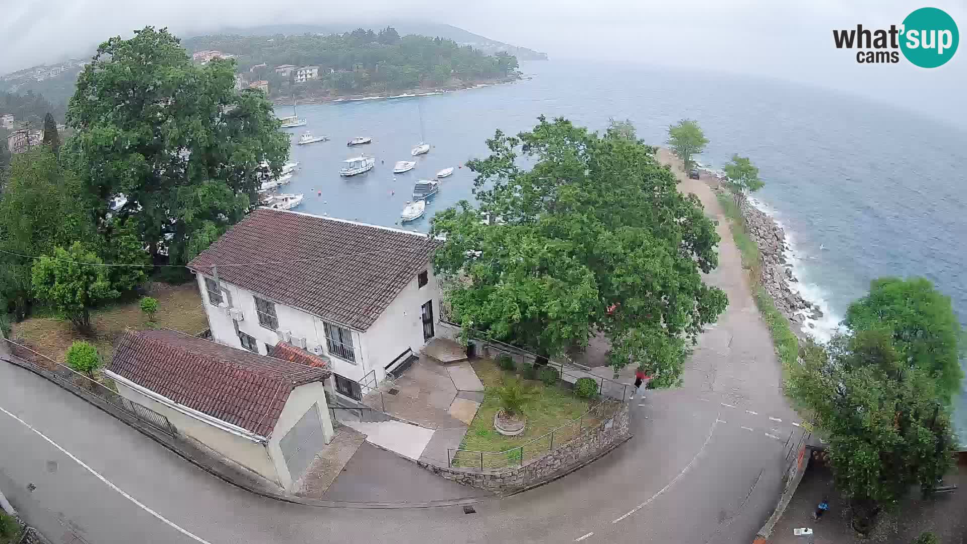 Webcam Ika Hafen – LIVE Blick auf den Hafen und die Lichter von Opatija