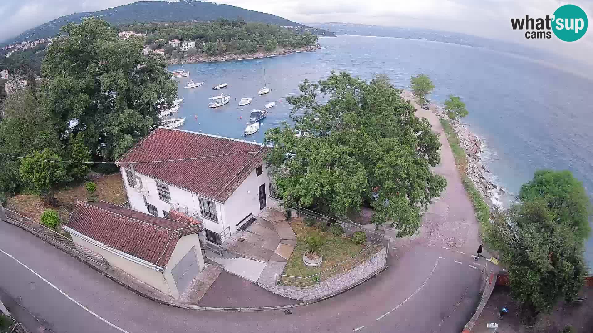 Webcam Ika Hafen – LIVE Blick auf den Hafen und die Lichter von Opatija