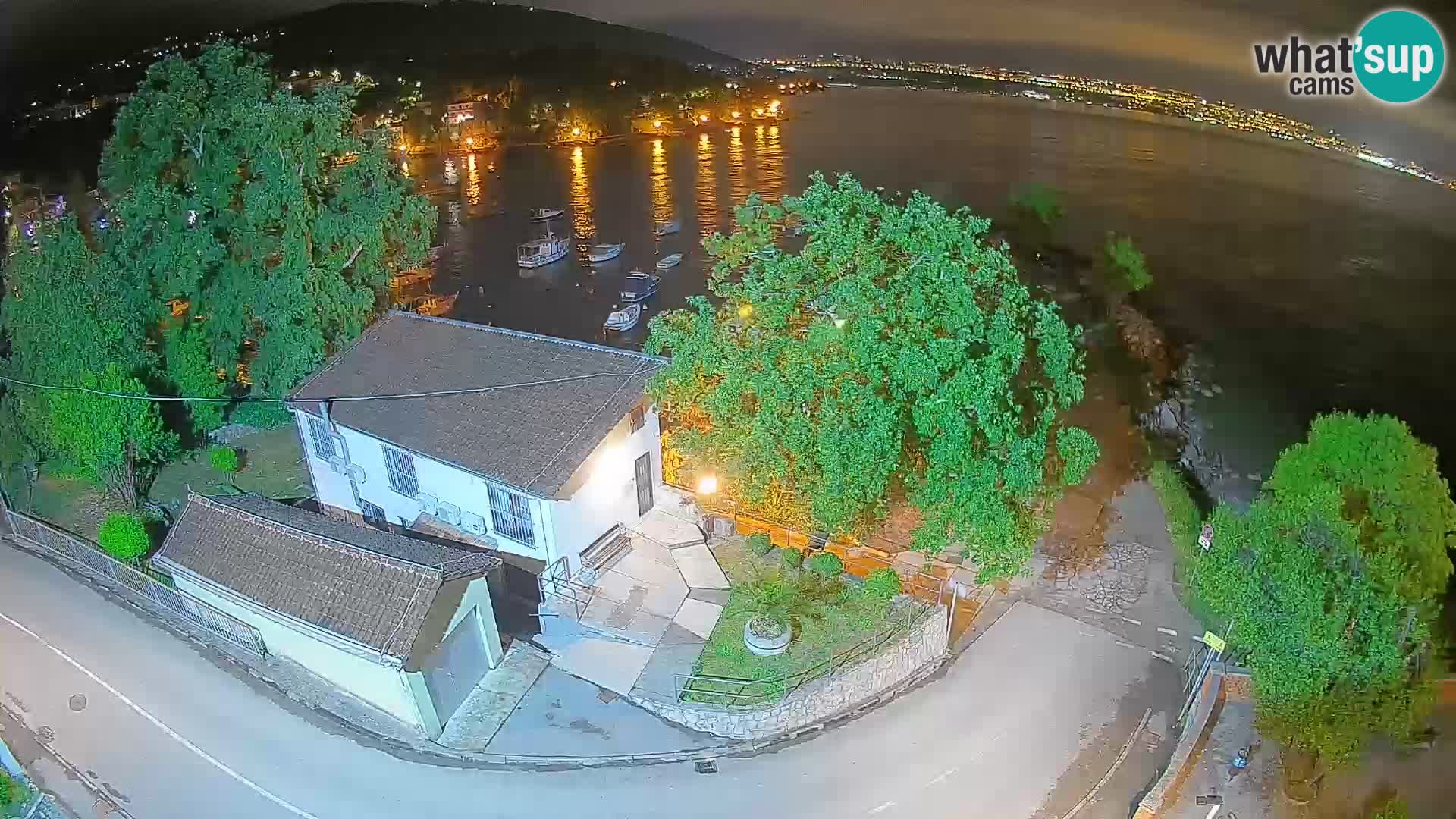 Webcam port d’Ika – Vue en direct et lumières d’Opatija