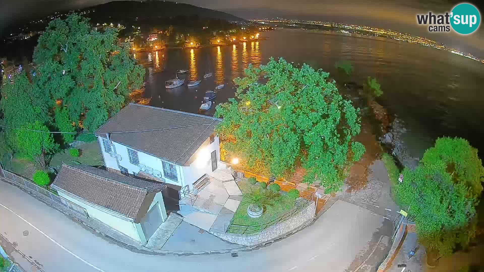 Webcam Ika Hafen – LIVE Blick auf den Hafen und die Lichter von Opatija