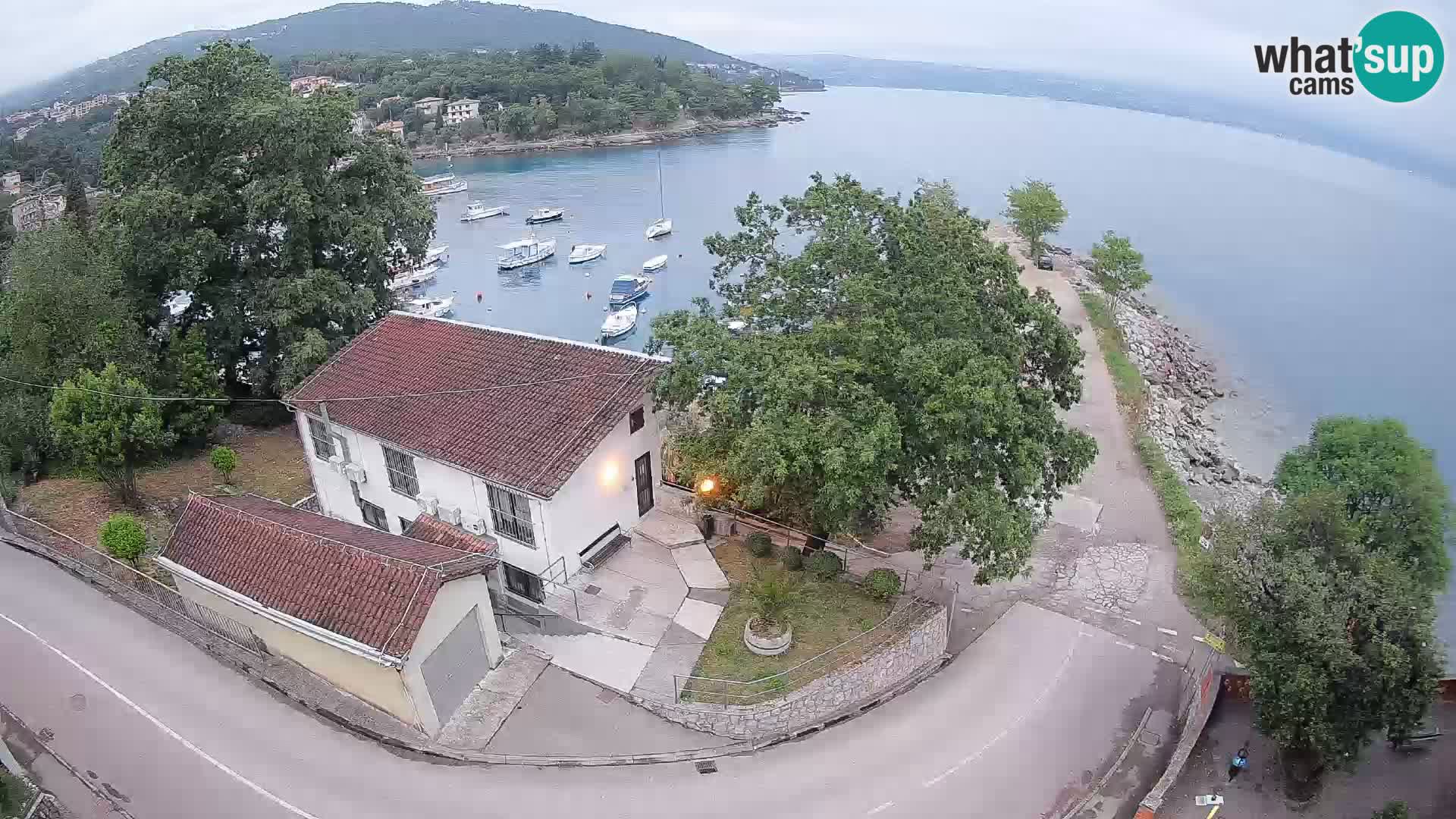 Webcam port d’Ika – Vue en direct et lumières d’Opatija
