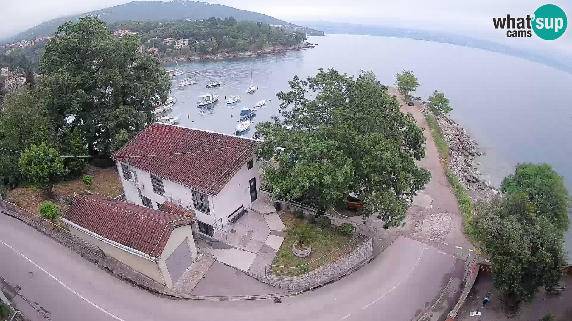 Webcam porto Ika – Vista LIVE sul porto e le luci di Opatija