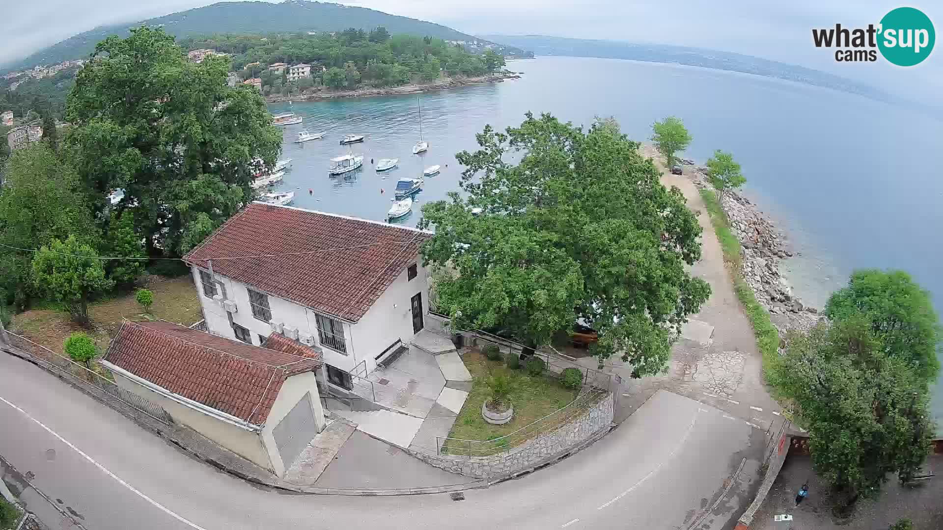 Webcam Ika Hafen – LIVE Blick auf den Hafen und die Lichter von Opatija