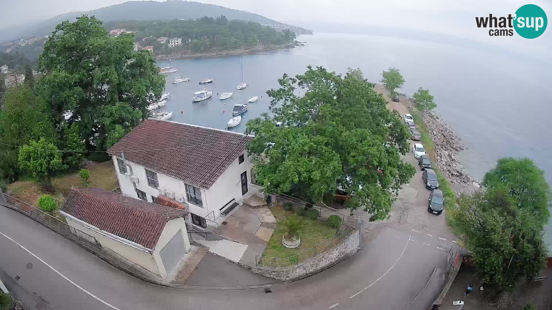 Ika Harbor Webcam – LIVE View of the Harbor and Opatija Lights