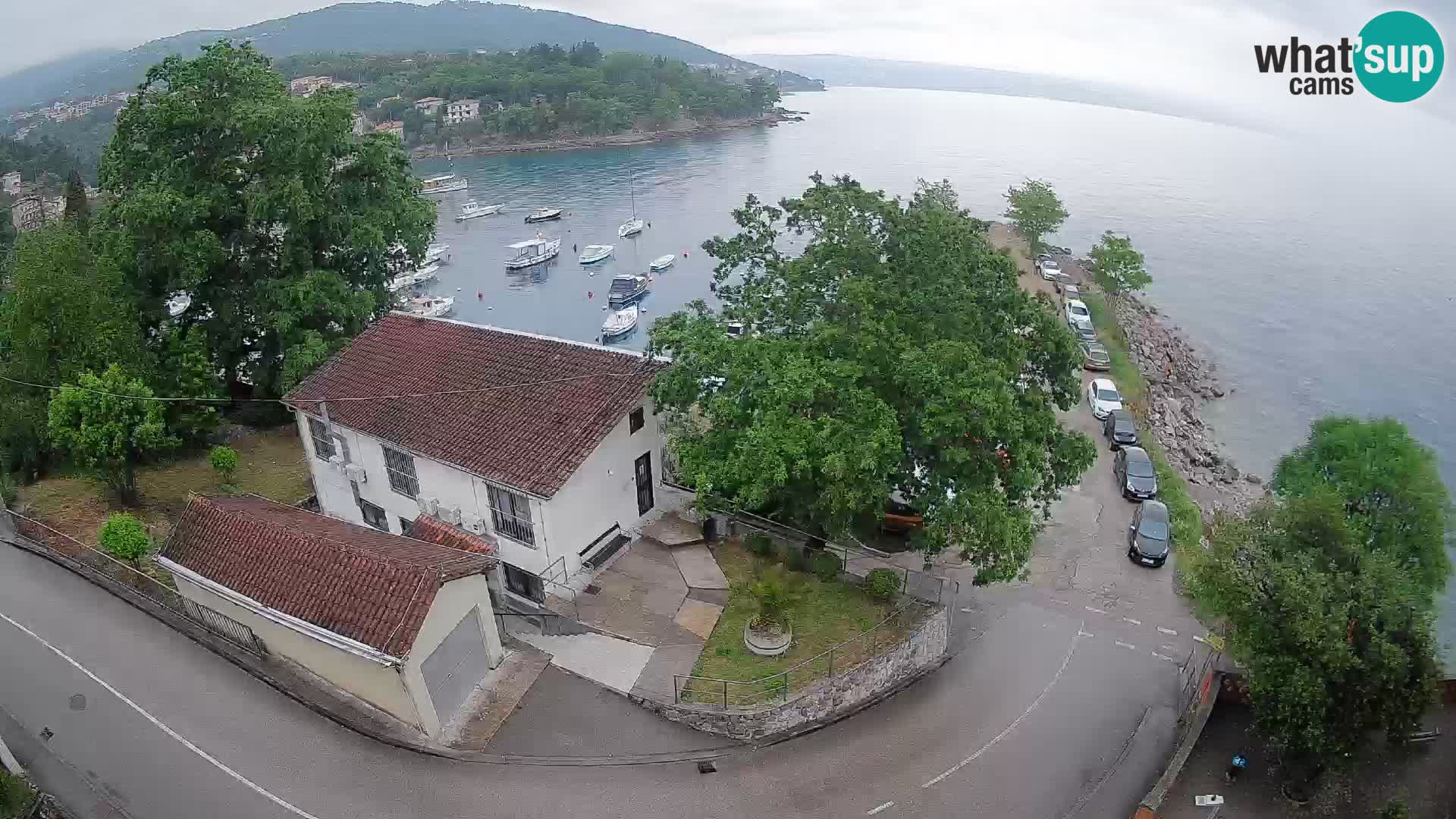 Ika Harbor Webcam – LIVE View of the Harbor and Opatija Lights