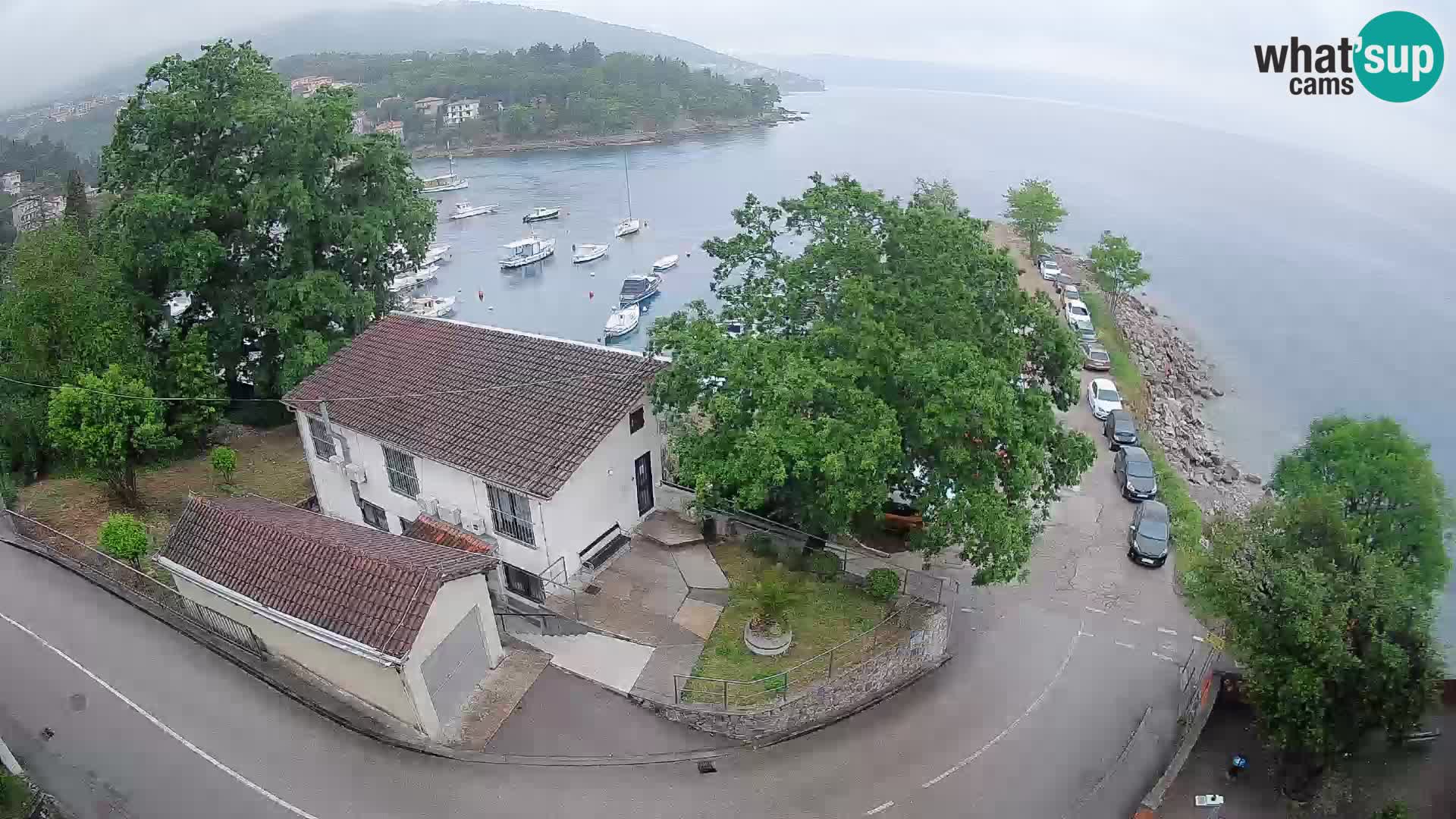 Webcam porto Ika – Vista LIVE sul porto e le luci di Opatija