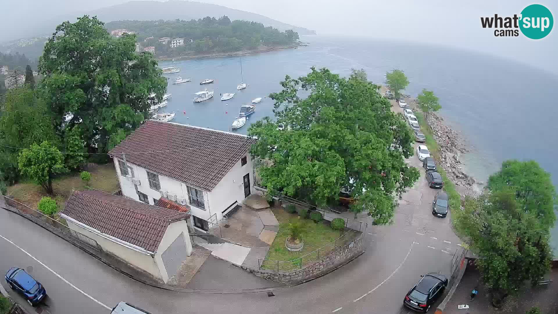Webcam port d’Ika – Vue en direct et lumières d’Opatija