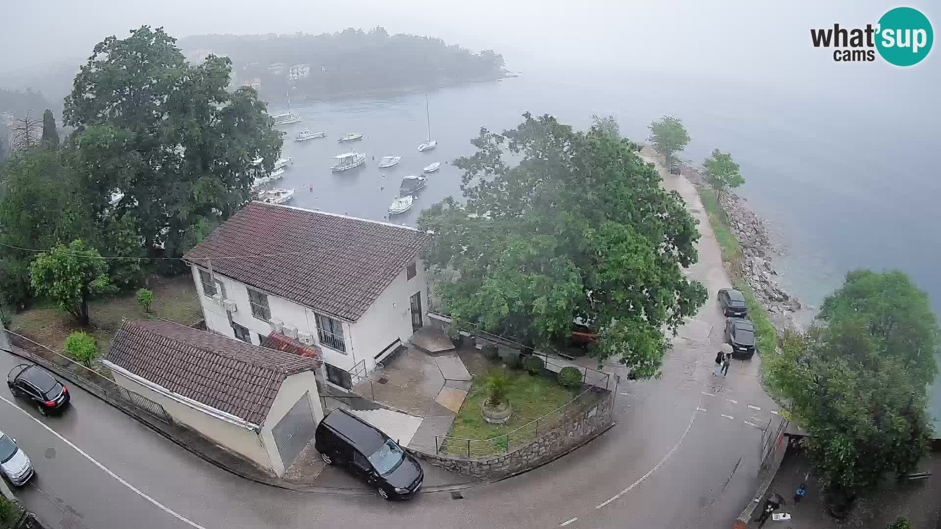Webcam port d’Ika – Vue en direct et lumières d’Opatija