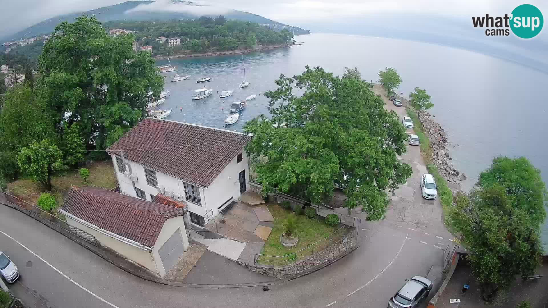 Webcam Ika Hafen – LIVE Blick auf den Hafen und die Lichter von Opatija