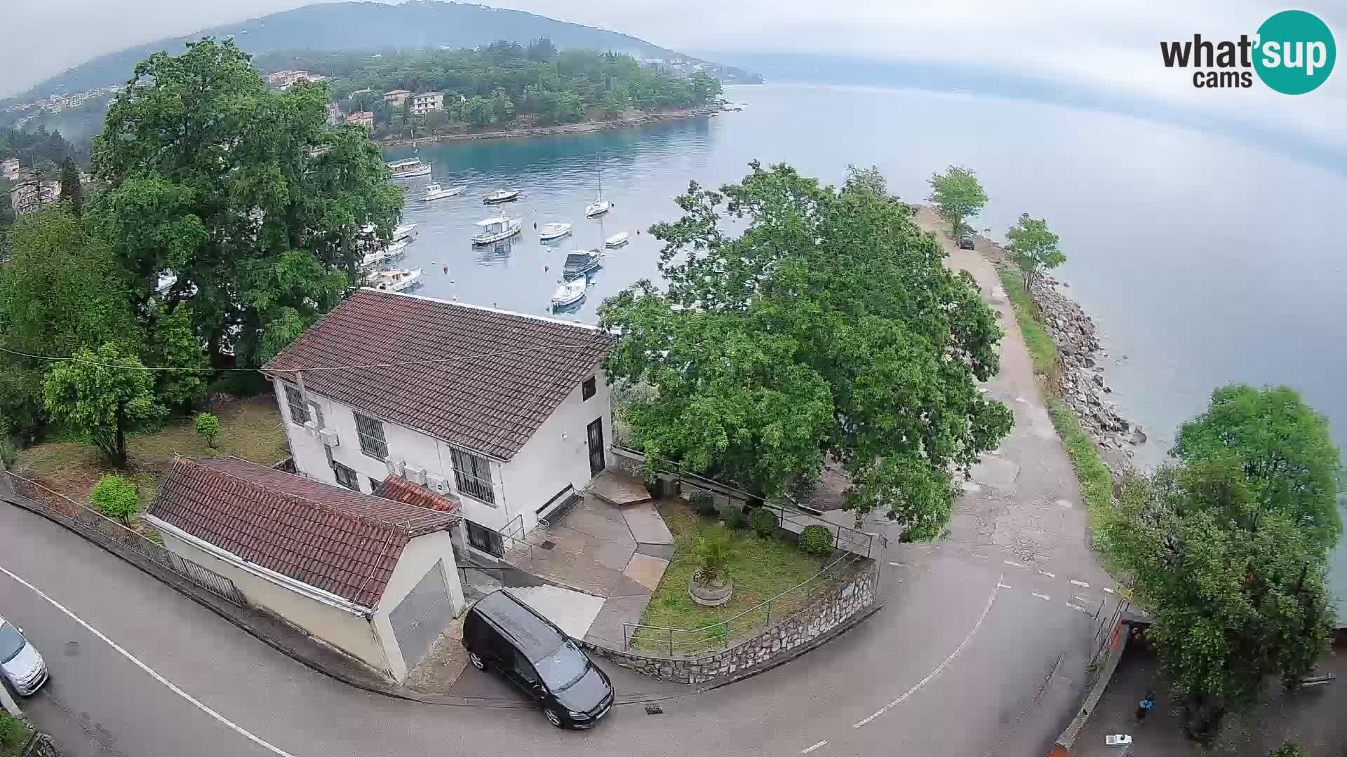 Webcam Ika Hafen – LIVE Blick auf den Hafen und die Lichter von Opatija
