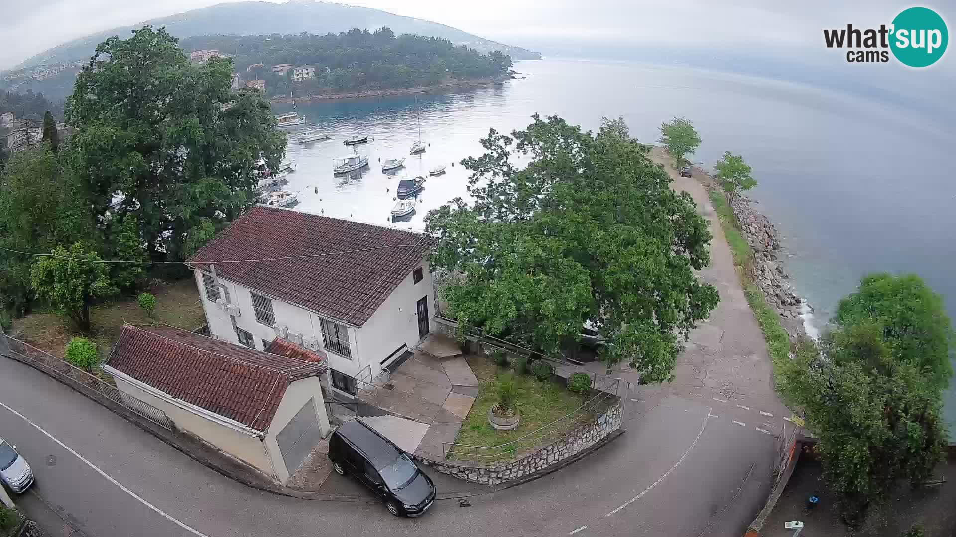 Webcam Ika Hafen – LIVE Blick auf den Hafen und die Lichter von Opatija