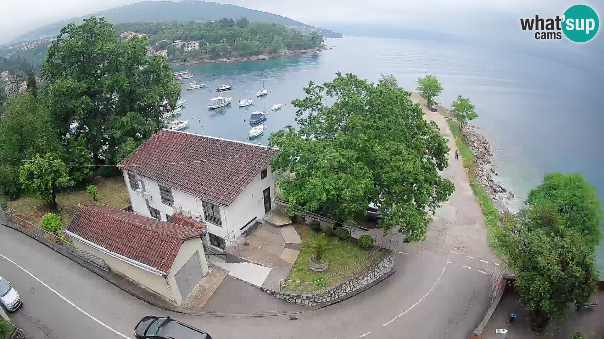 Webcam Ika Hafen – LIVE Blick auf den Hafen und die Lichter von Opatija