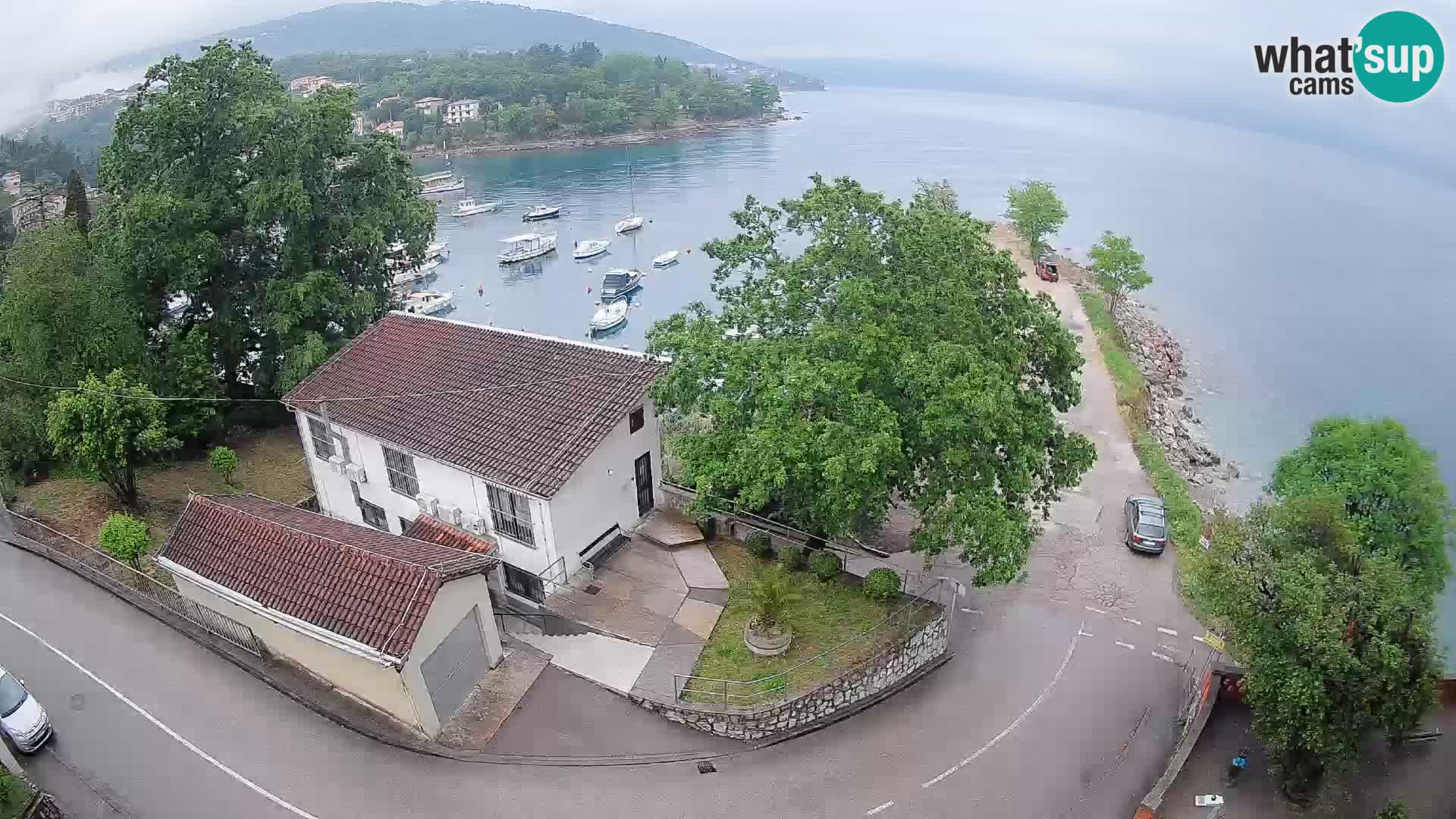 Webcam Ika Hafen – LIVE Blick auf den Hafen und die Lichter von Opatija