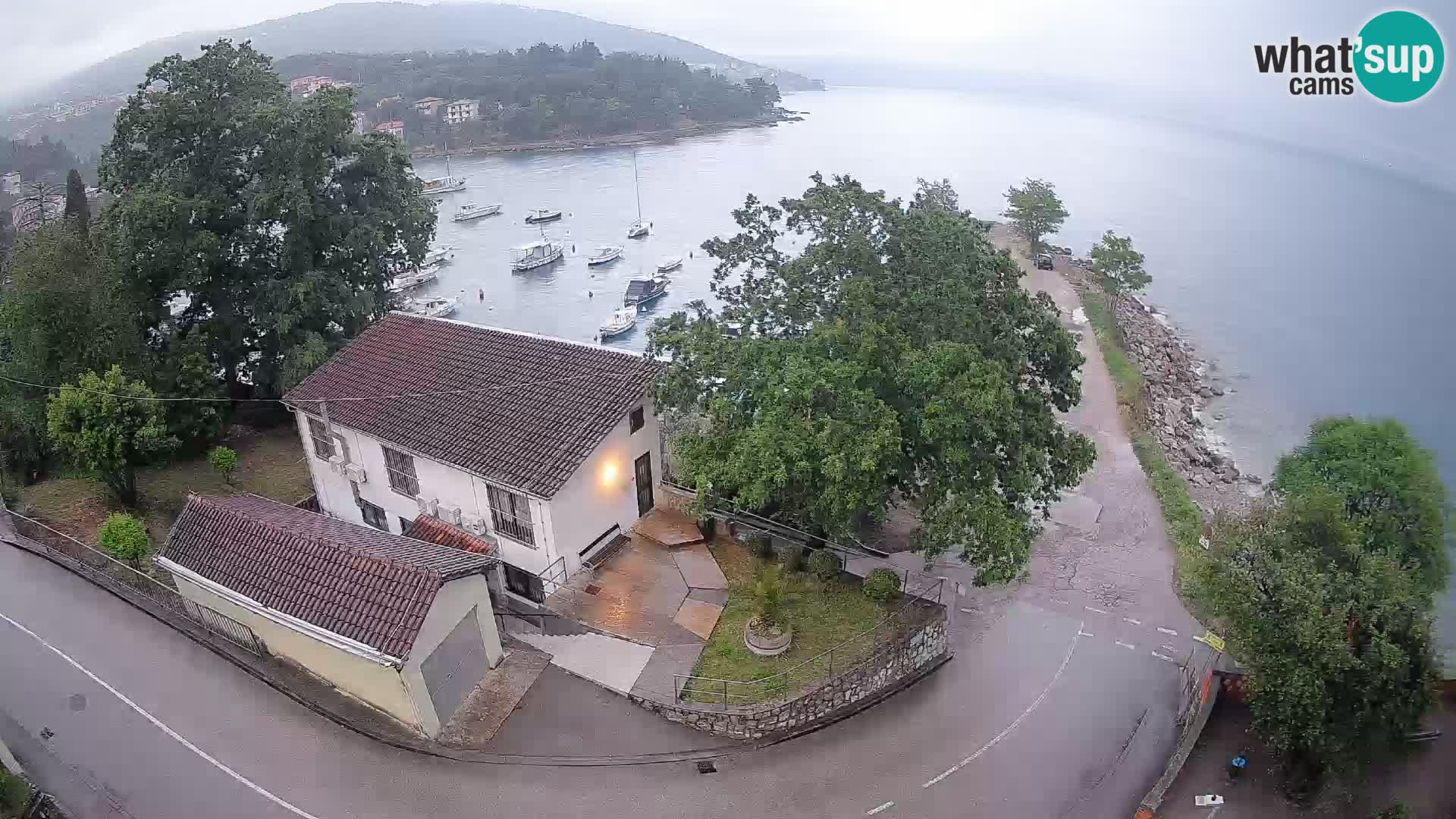 Webcam Ika Hafen – LIVE Blick auf den Hafen und die Lichter von Opatija
