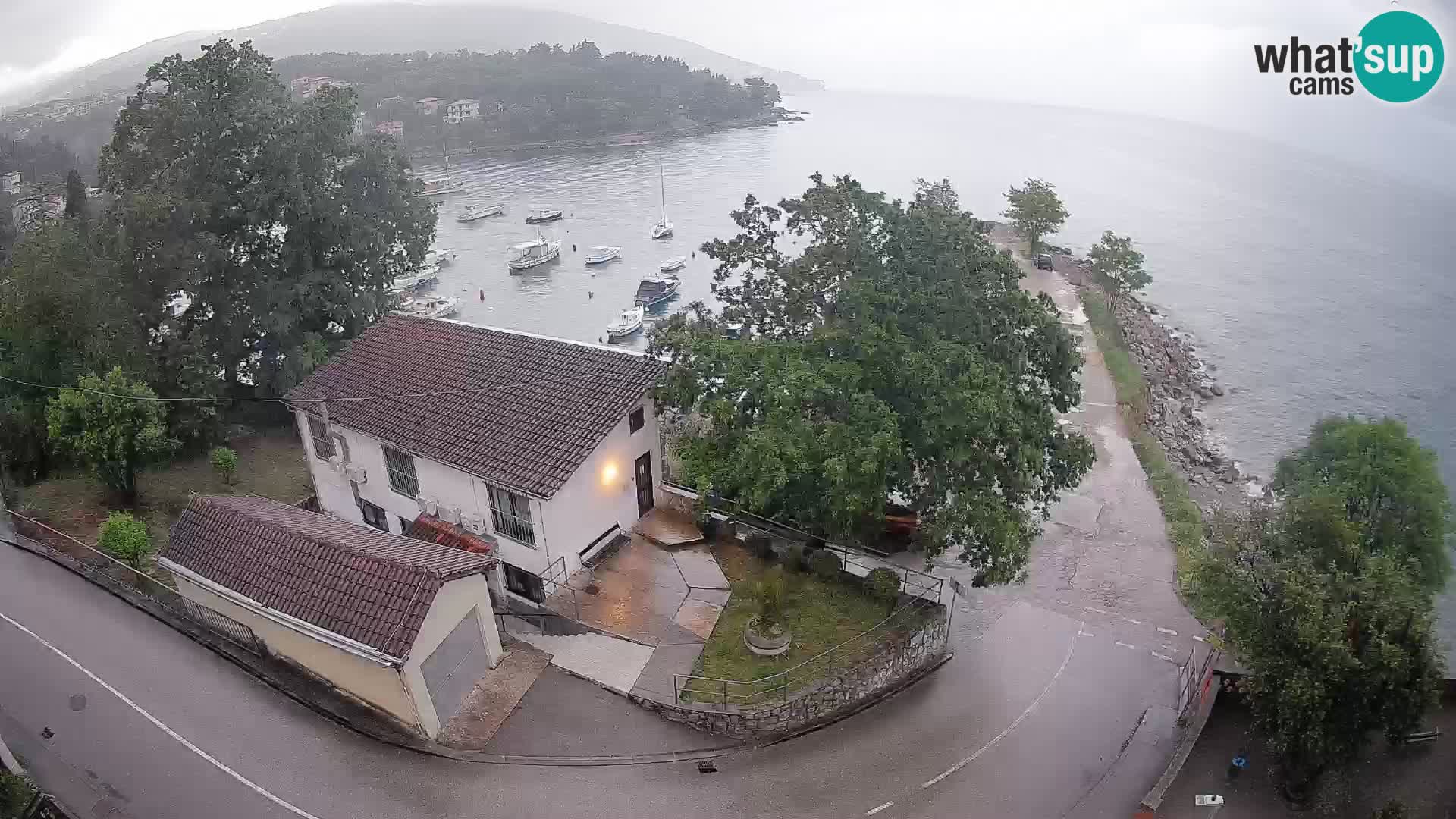 Webcam Ika Hafen – LIVE Blick auf den Hafen und die Lichter von Opatija