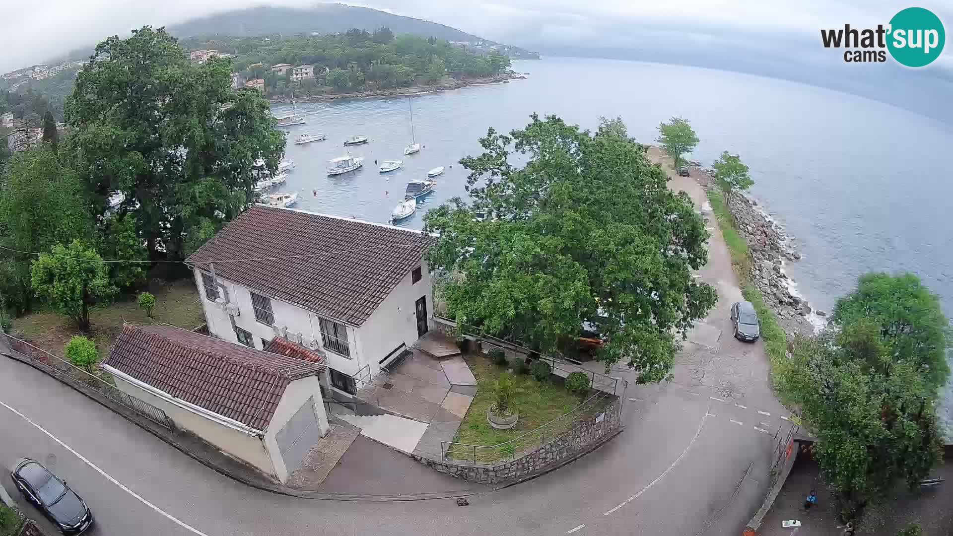 Webcam Ika Hafen – LIVE Blick auf den Hafen und die Lichter von Opatija