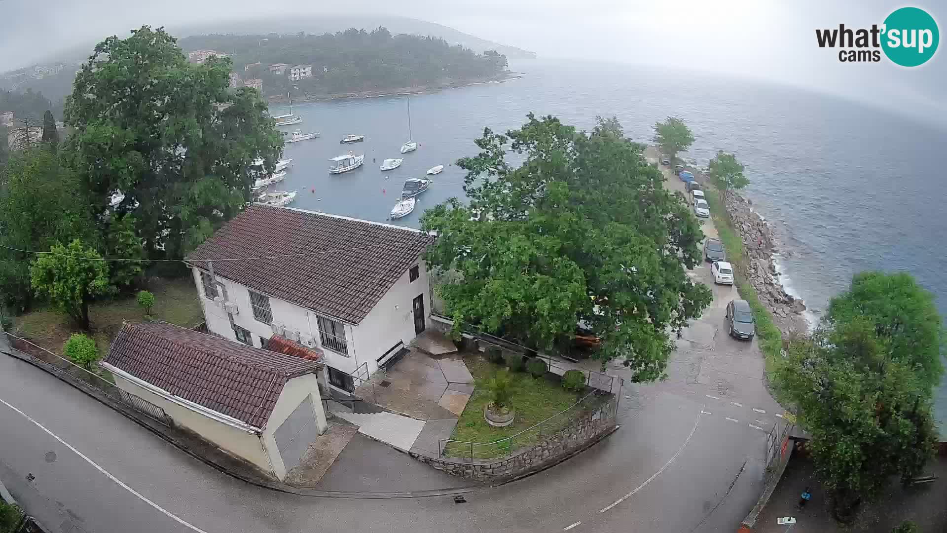 Ika Harbor Webcam – LIVE View of the Harbor and Opatija Lights