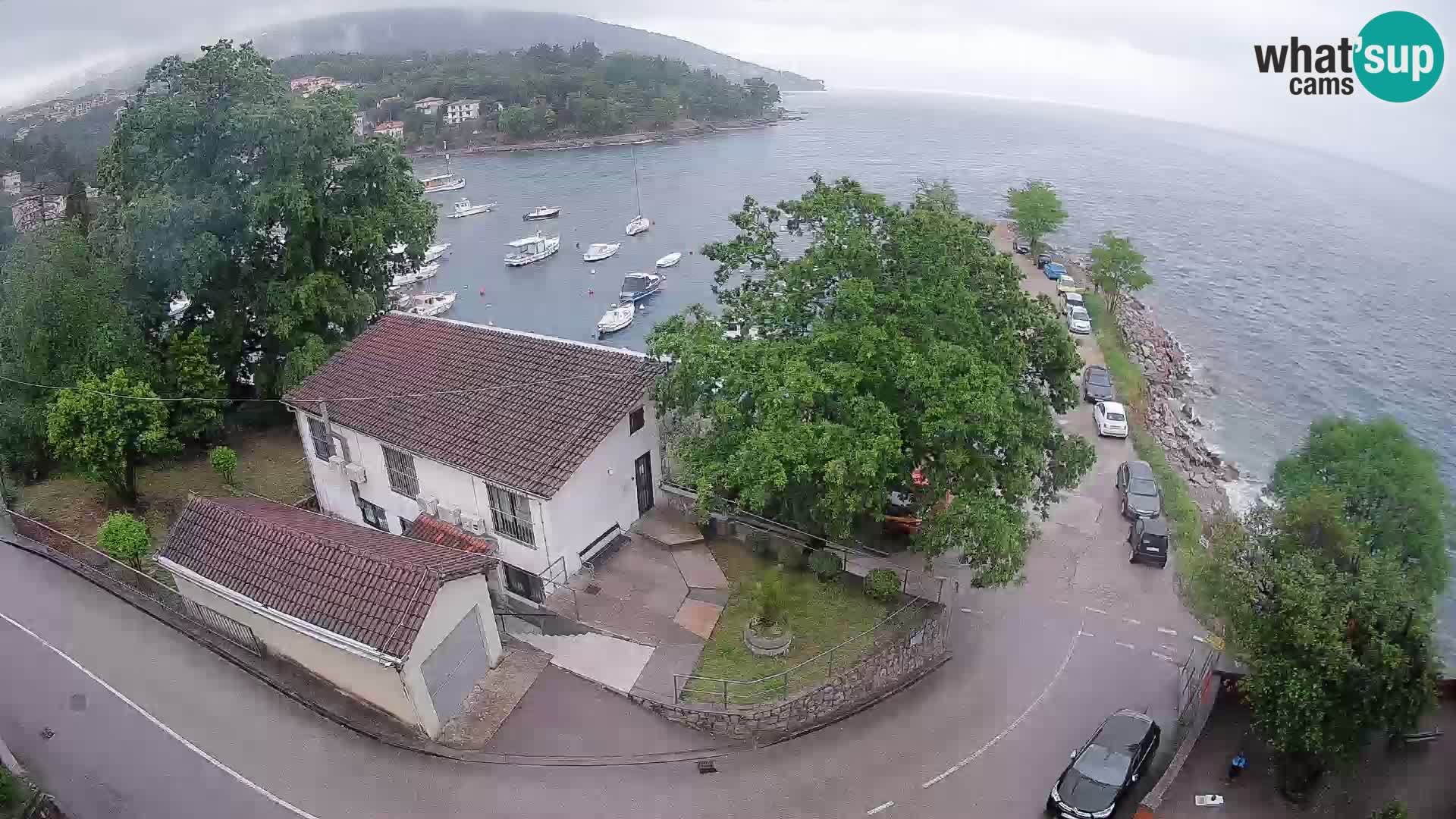 Ika Harbor Webcam – LIVE View of the Harbor and Opatija Lights