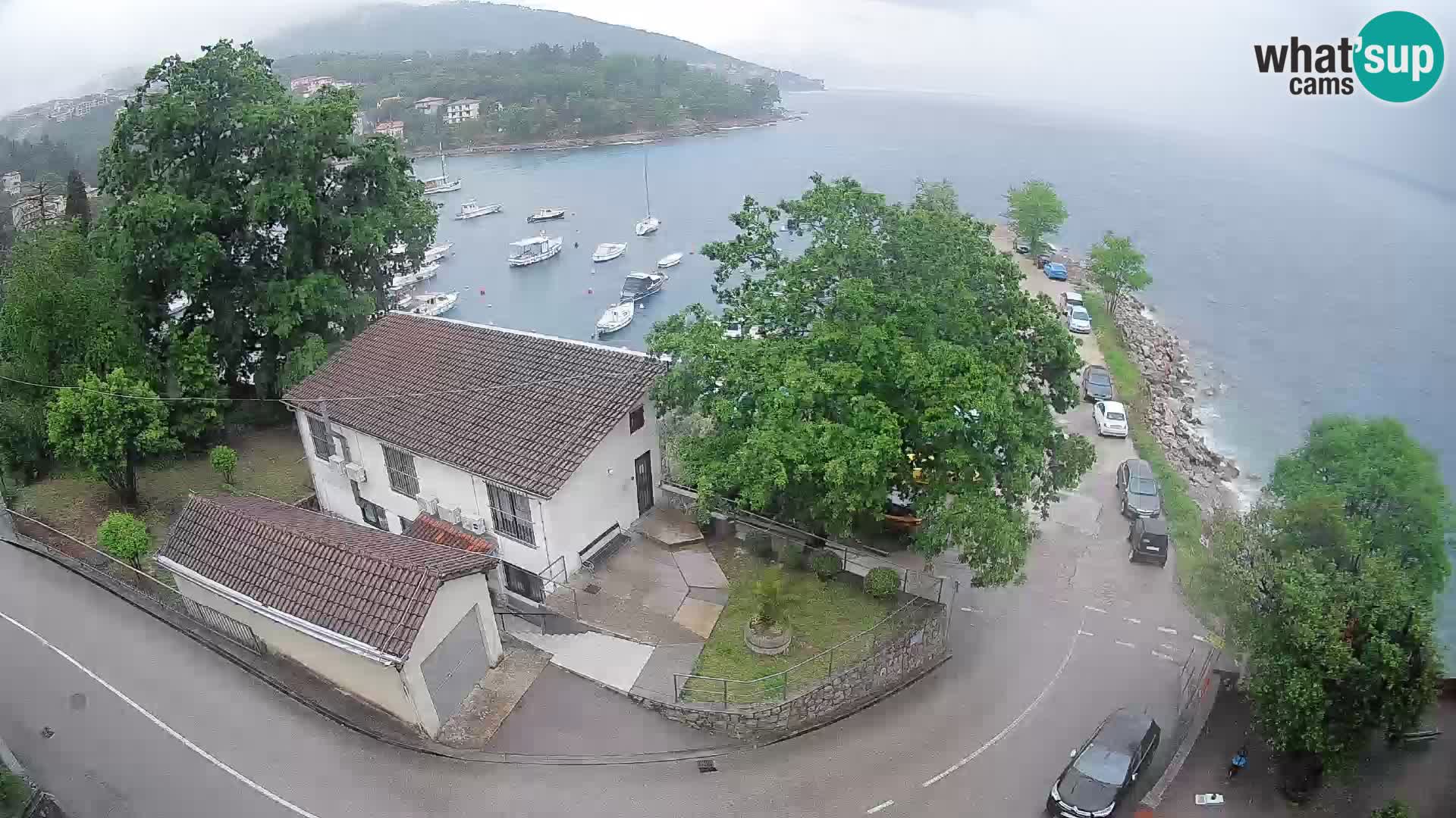 Webcam port d’Ika – Vue en direct et lumières d’Opatija