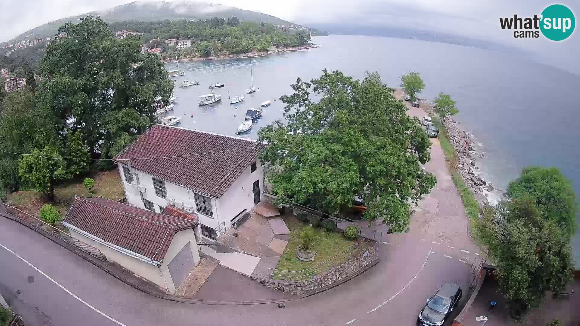 Webcam port d’Ika – Vue en direct et lumières d’Opatija