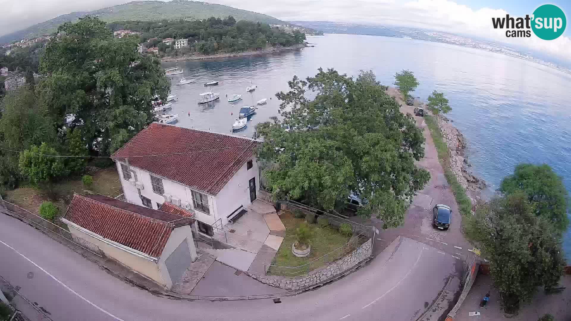 Webcam Ika Hafen – LIVE Blick auf den Hafen und die Lichter von Opatija