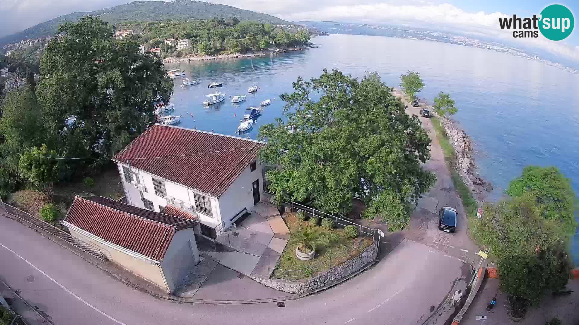 Webcam Ika Hafen – LIVE Blick auf den Hafen und die Lichter von Opatija