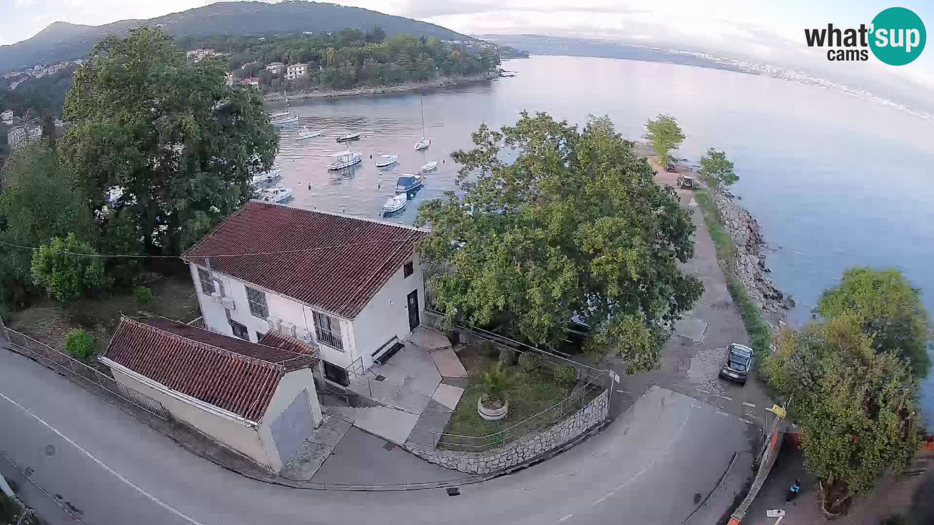 Webcam port d’Ika – Vue en direct et lumières d’Opatija