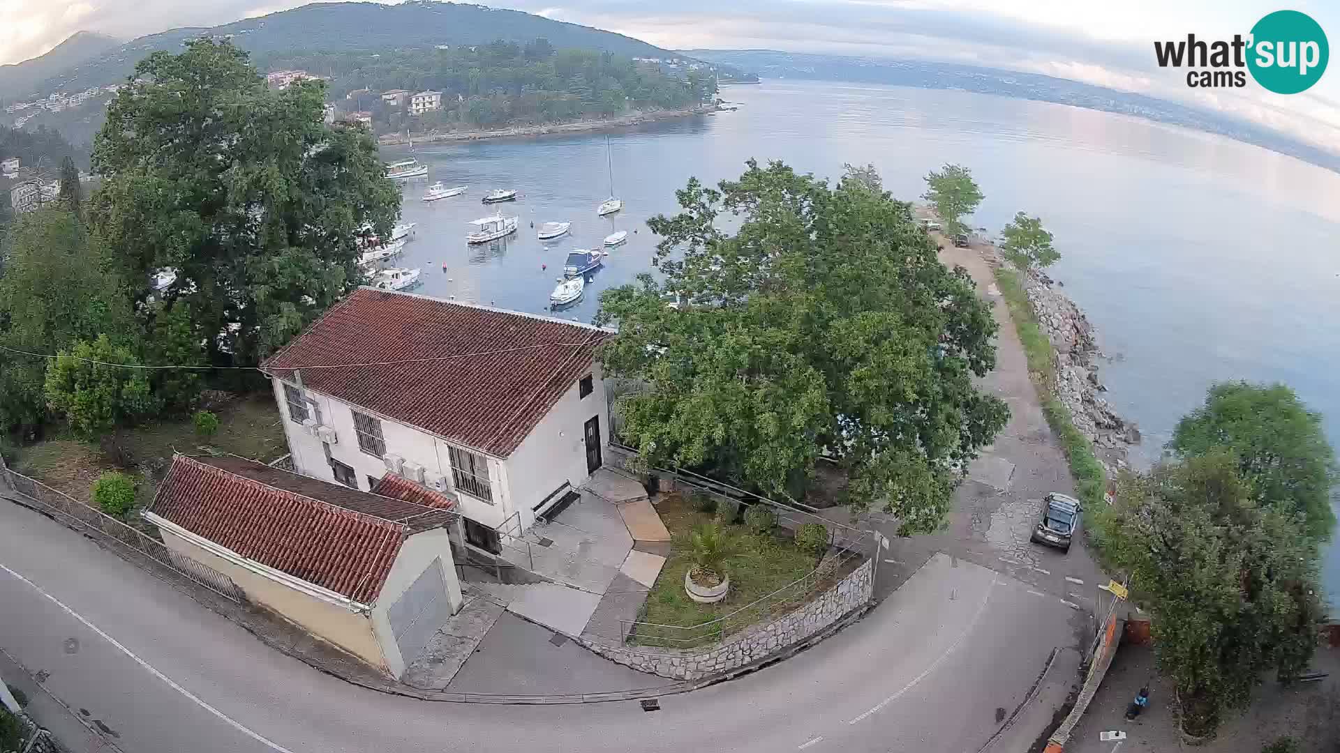 Webcam Ika Hafen – LIVE Blick auf den Hafen und die Lichter von Opatija