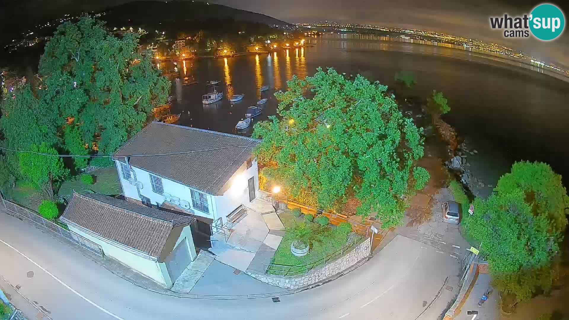 Webcam Ika Hafen – LIVE Blick auf den Hafen und die Lichter von Opatija