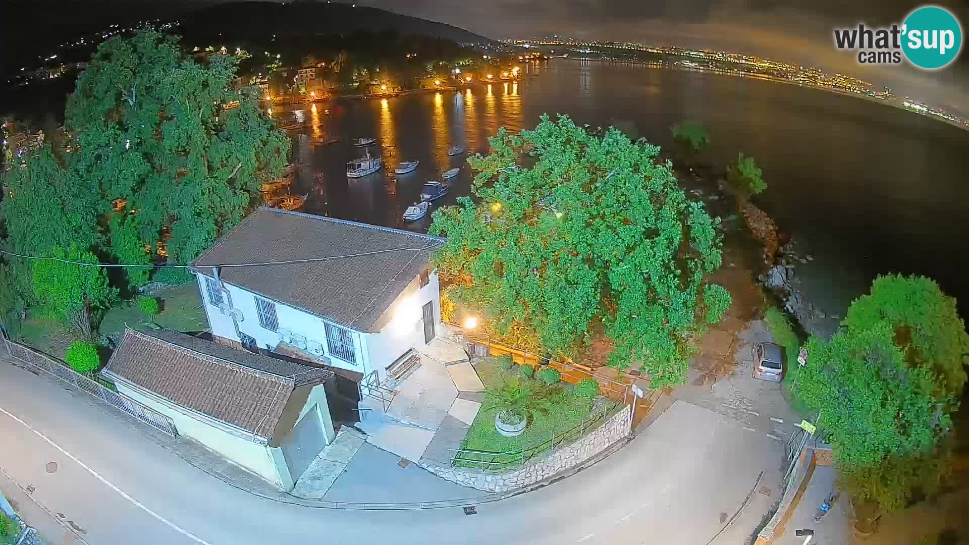Webcam Ika Hafen – LIVE Blick auf den Hafen und die Lichter von Opatija